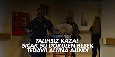 İnegöl’de çaydanlık kazası: 9 aylık bebek yaralandı
