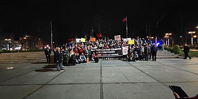 İnegöl’de CHP’lilerden Ekrem İmamoğlu’na Destek Mitingi