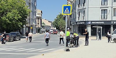 İnegöl’de Cip ile Elektrikli Bisiklet Çarpıştı: 1 Yaralı