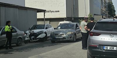 İnegöl’de Cip ile Motosiklet Çarpıştı: 1 Yaralı