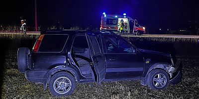 İnegöl’de cip takla attı: 2 yaralı