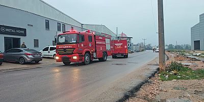İnegöl’de Demir Doğrama Atölyesinde Yangın Paniği