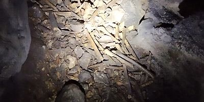 İnegöl’de doğa sporcusu mağarada insan kemikleri buldu