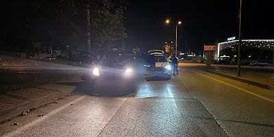 İnegöl’de “dur” ihtarına uymayan araç kovalamaca sonucu yakalandı