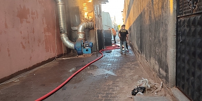 İnegöl'de fabrikada patlama