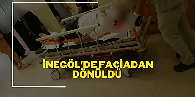 İnegöl'de faciadan dönüldü 