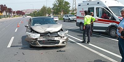 İnegöl’de feci kaza; 2 yaralı