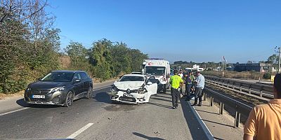 İnegöl'de feci kaza 7 yaralı