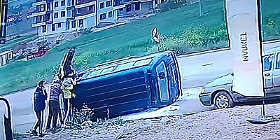 İnegöl'de feci kaza kamerada