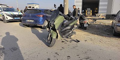 İnegöl’de feci kaza: Motosiklet sürücüsü ağır yaralandı