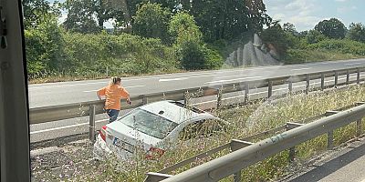 İnegöl'de feci kaza, trafik durma noktasına geldi