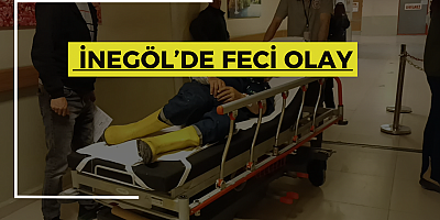 İnegöl’de feci olay