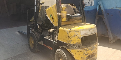 İnegöl'de forkliftle çarpışan motosikletli ağır yaralandı
