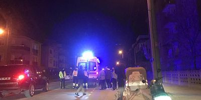 İnegöl’de gasp firarisi şahsı polis çarparak durdurabildi