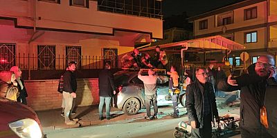 İnegöl’de Gece Saatlerinde Trafik Kazası: 3 Yaralı