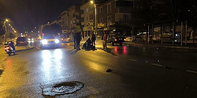 İnegöl’de kadın sürücü gözyaşlarına boğuldu