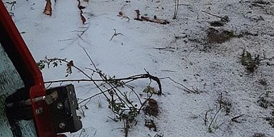 İnegöl’de Haziran’da kar düştü