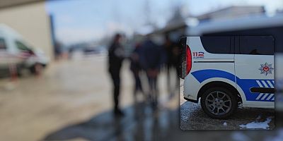 İnegöl'de hırsızlık zanlısını polisler ağaçtan indirdi 