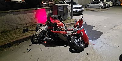 İnegöl’de İftar Saatinde Feci Kaza: Motosiklet Sürücüsü Ağır Yaralandı