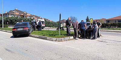 İnegöl'de  Korkutan Kaza