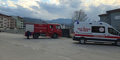 İnegöl’de İlkokulda Korkutan Yangın