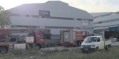 İNEGÖL’DE İMALATHANEDE MAKİNE PATLADI: YANGIN ÇIKTI