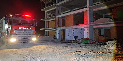 İnegöl’de İnşaat Alanında Yangın: Maddi Hasar Oluştu