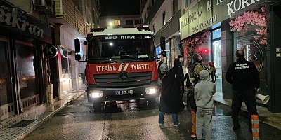 İNEGÖL’DE İŞ YERİ DEPOSUNDA YANGIN