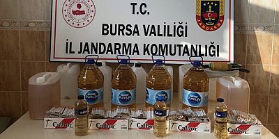 İnegöl’de kaçak içki operasyonu