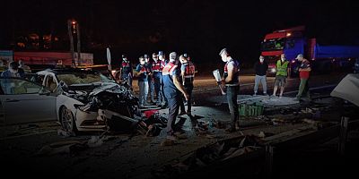 İnegöl'de katliam gibi kaza