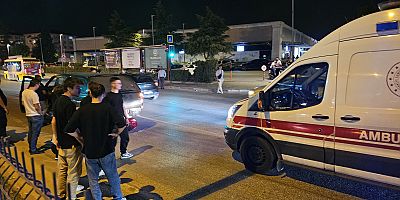 İnegöl’de Kırmızı Işıkta Duran Kamyonete Motosiklet Çarptı: 1 Yaralı