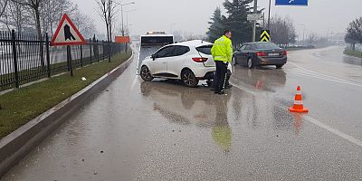 İnegöl’de korkutan kaza; 1 taralı