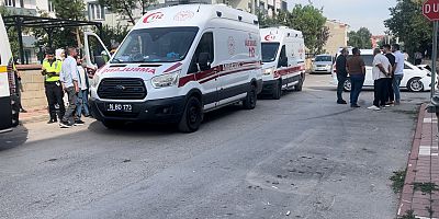 İnegöl'de korkutan kaza çok sayıda yaralı 