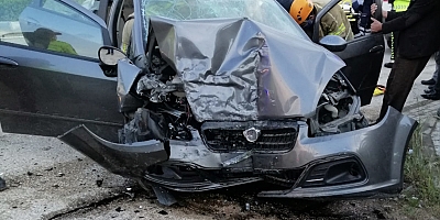 İNEGÖL’DE KORKUTAN KAZA !