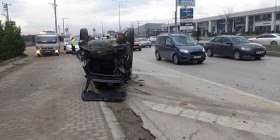 İnegöl’de Korkutan Kaza