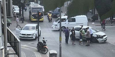 İnegöl’de korkutan kaza