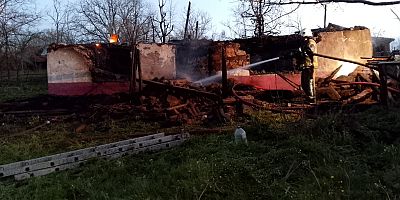 İNEGÖL’DE KORKUTAN YANGIN: EV KÜLE DÖNDÜ