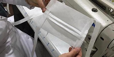 İnegöl ‘de maske üretimi başladı