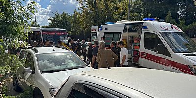 İnegöl’de Minibüsün Çarptığı Sürücü Ağır Yaralandı