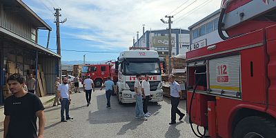 İnegöl’de Mobilya Atölyesi Deposunda Yangın