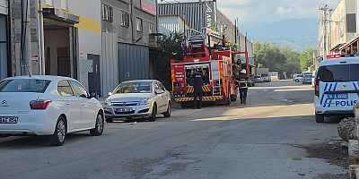 İnegöl’de Mobilya İmalathanesinde Duman Paniği