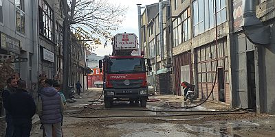 İnegöl’de Mobilya İmalathanesindeki Yangında Yaralanan İşçi Taburcu Edildi