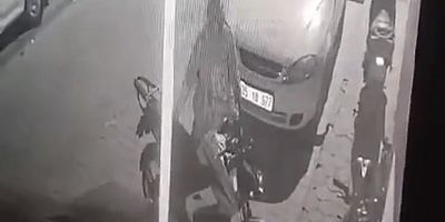 İnegöl'de motosiklet hırsızı kameraya yansıdı