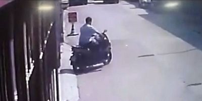 İnegöl’de motosiklet hırsızlığı güvenlik kameralarına yansıdı