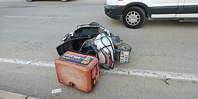 İnegöl’de Motosiklet ile Bisiklet Çarpıştı: 20 Yaşındaki Sürücü Yaralandı