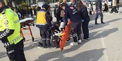 İnegöl’de Motosiklet ile Bisiklet Çarpıştı: 3 Yaralı