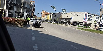 İnegöl’de Motosiklet Kazası: 1 Yaralı