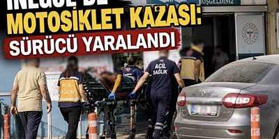 İnegöl’de Motosiklet Kazası: Sürücü Yaralandı