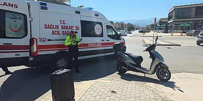 İnegöl’de Motosiklete Çarpıp Kaçan Otomobil: 1 Yaralı