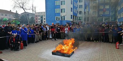 İnegöl’de İHH nefes kesen tatbikat.